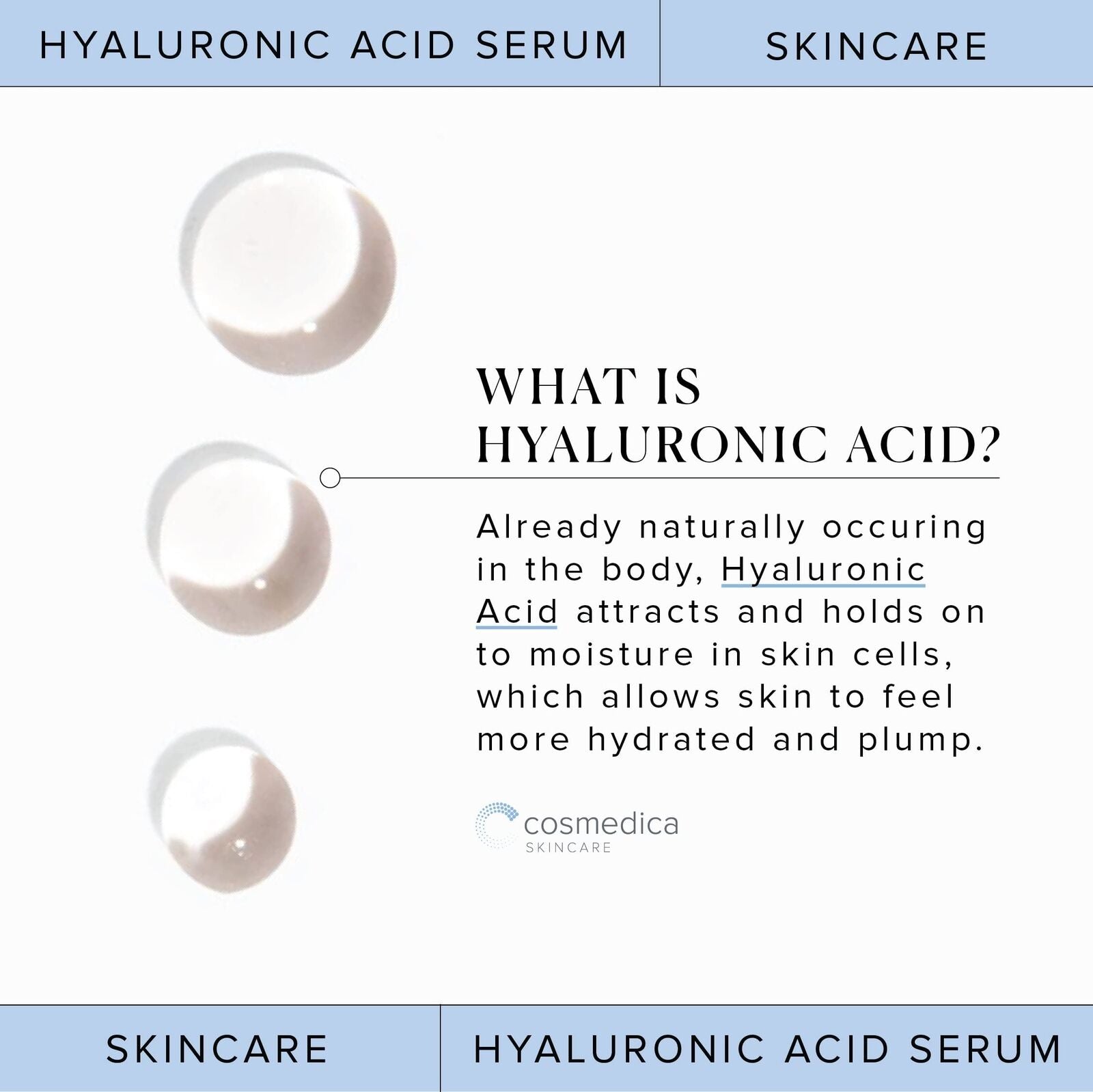 Hyaluronic Acid Serum for Skin 100% Pure anti Aging Serum Intense Hydration 2Oz