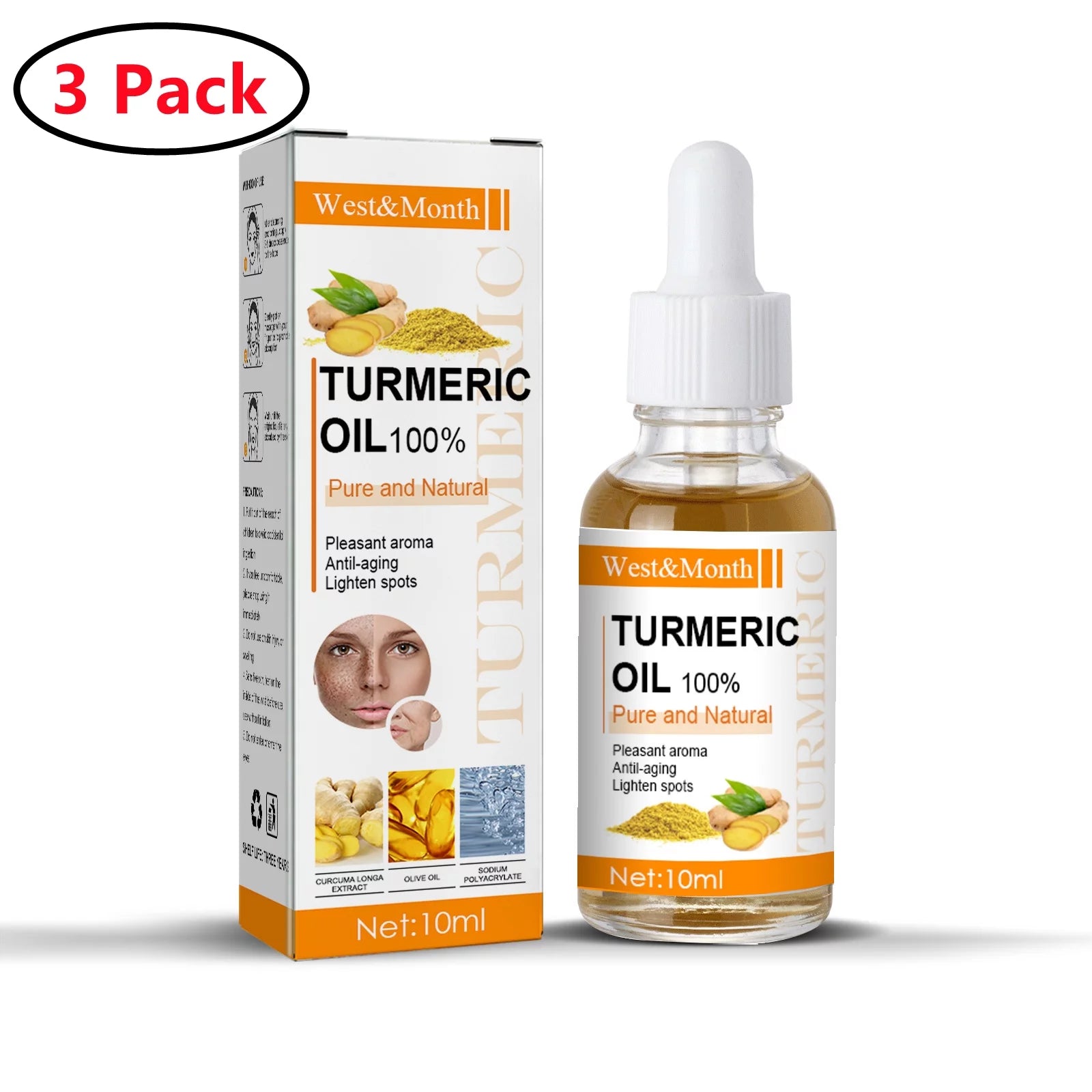 3 Pack Dark Spots Corrector Serum,Freckle Serum Blemish Skin Corrector Serum, Tripleaction Blemishskin Corrector Serum