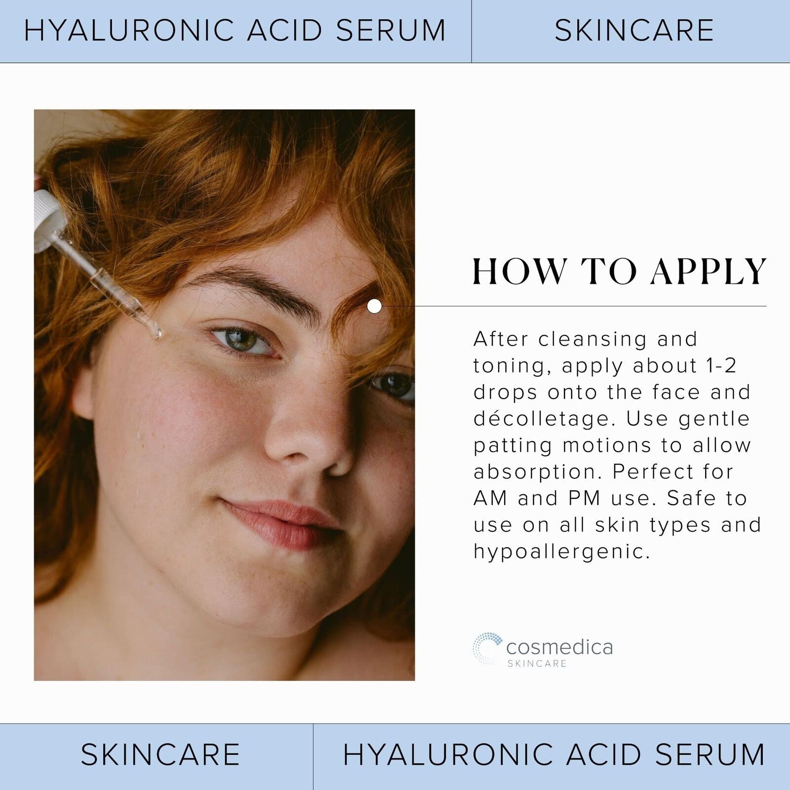 Hyaluronic Acid Serum for Skin 100% Pure anti Aging Serum Intense Hydration 2Oz