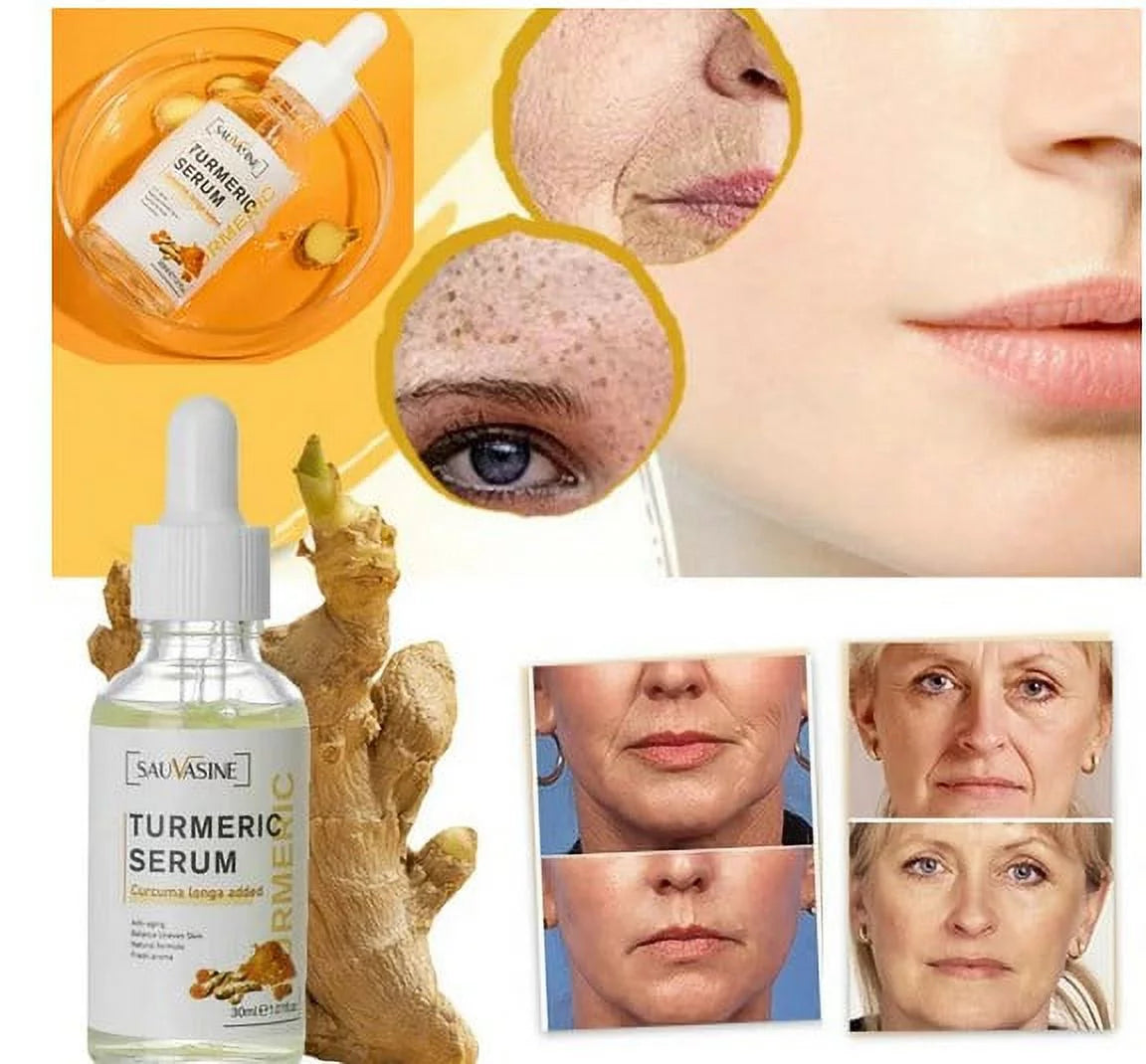 Turmeric Dark Spot Corrector Serum, Turmeric Dark Spot Corrector Serum, Turmeric Repair Face Serum, Turmeric Face Serum,