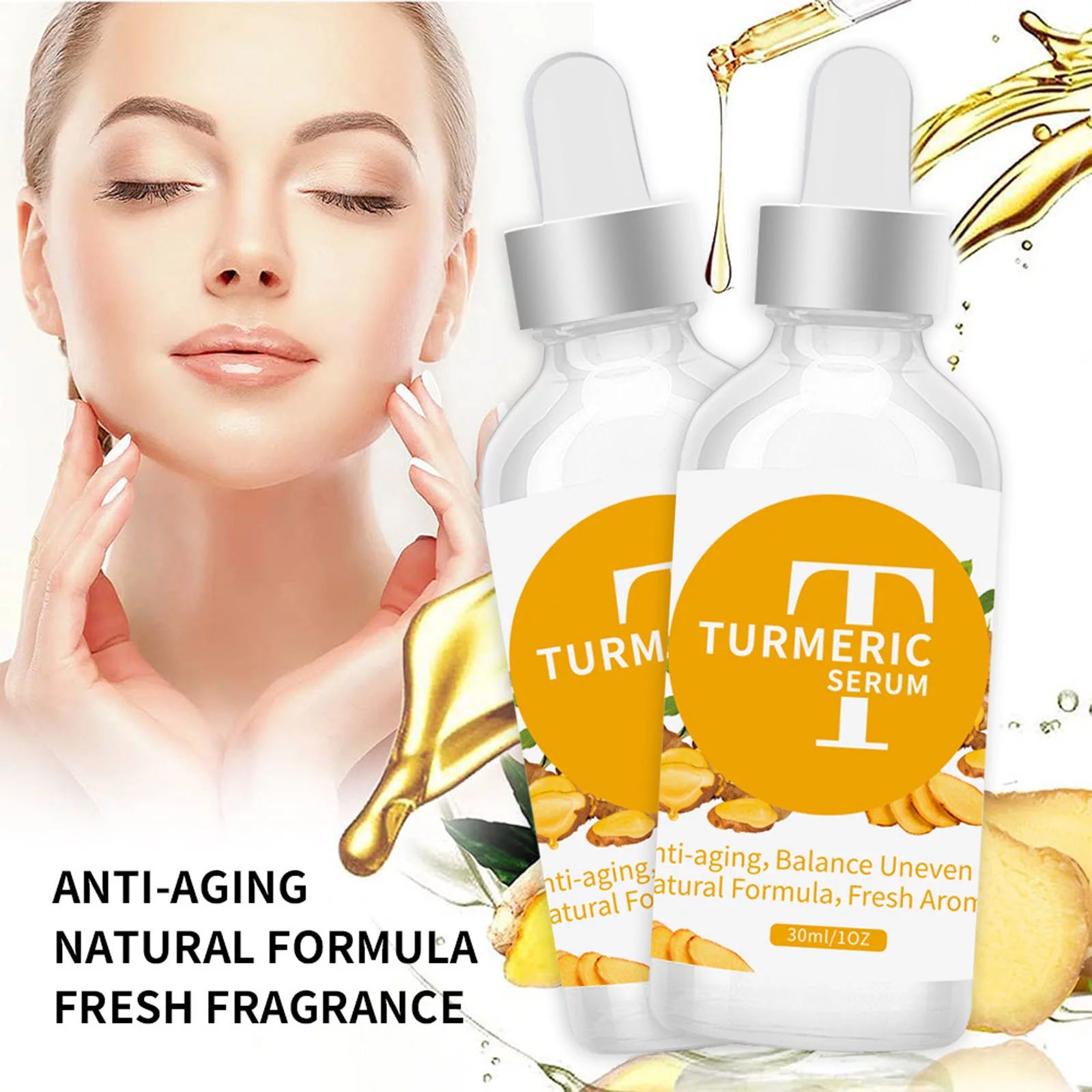 Turmeric Dark Sp-Ot Corrector Serum Skin Care Moisturizing Repair Serum 30Ml