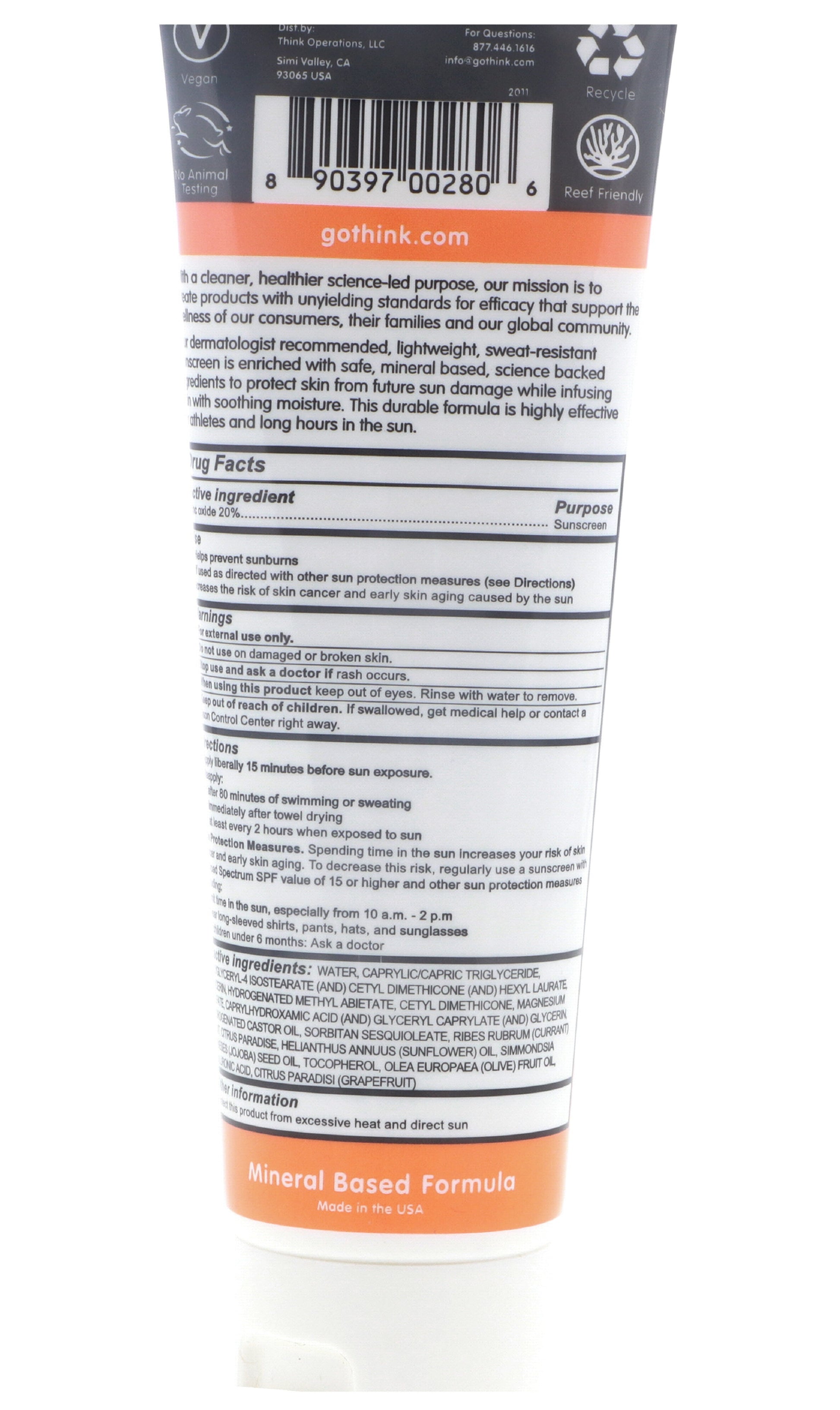 sport SPF50+ Sunscreen, 3 Oz 2 Pack