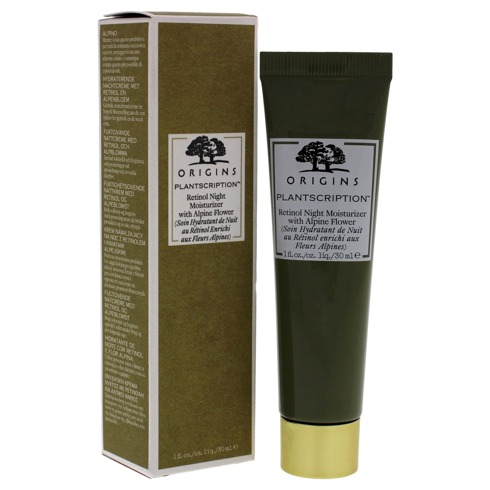 Plantscription Retinol Night Moisturizer with Alpine Flower by  for Unisex - 1 Oz Moisturizer