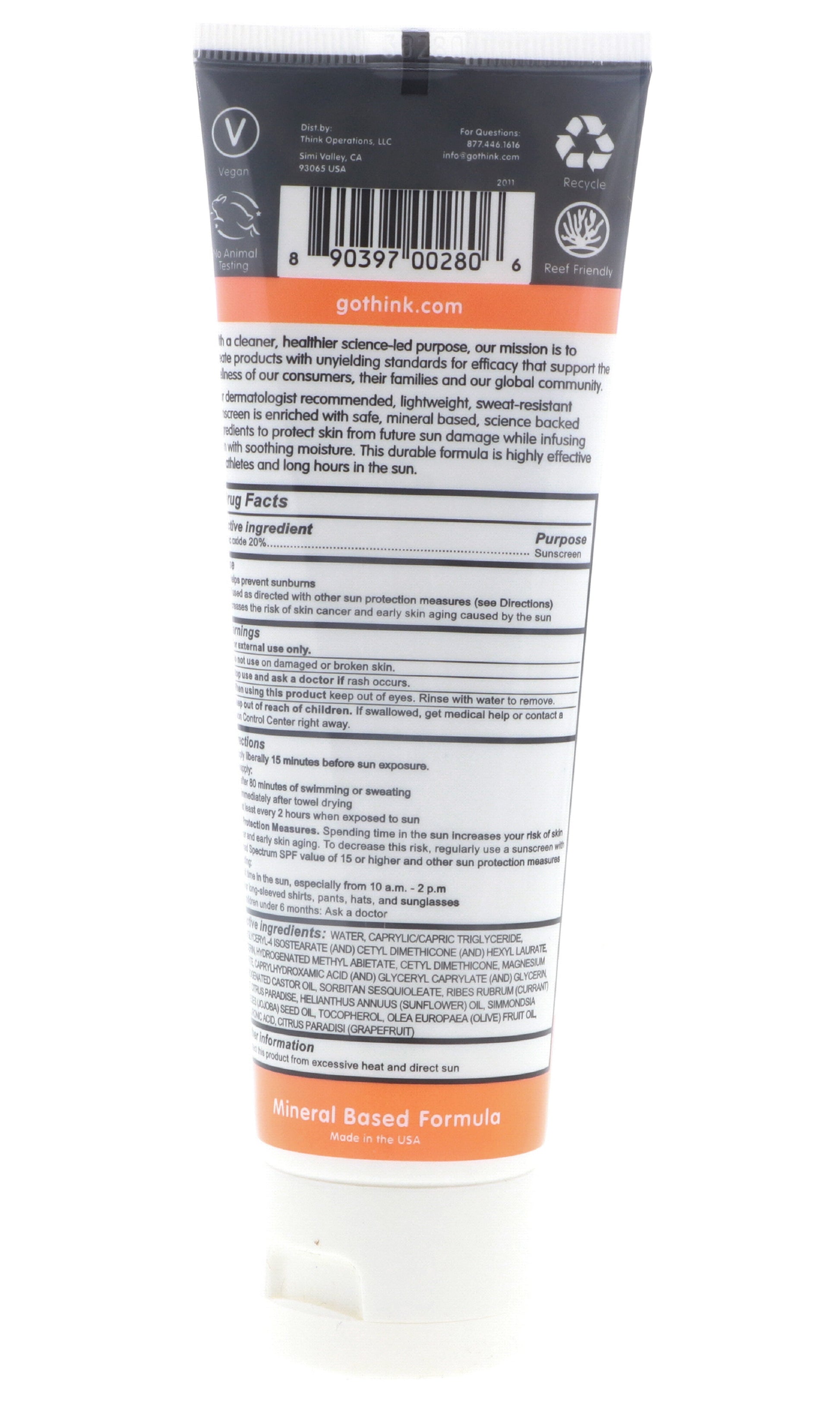 sport SPF50+ Sunscreen, 3 Oz 2 Pack