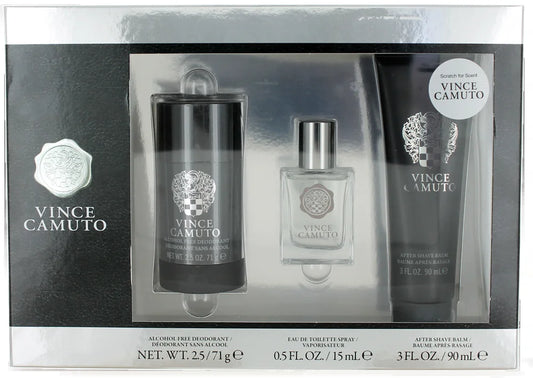 for Men SET: Eau De Toilette Spray 0.5Oz + Deodorant 2.5Oz + after Shave Balm 3Oz